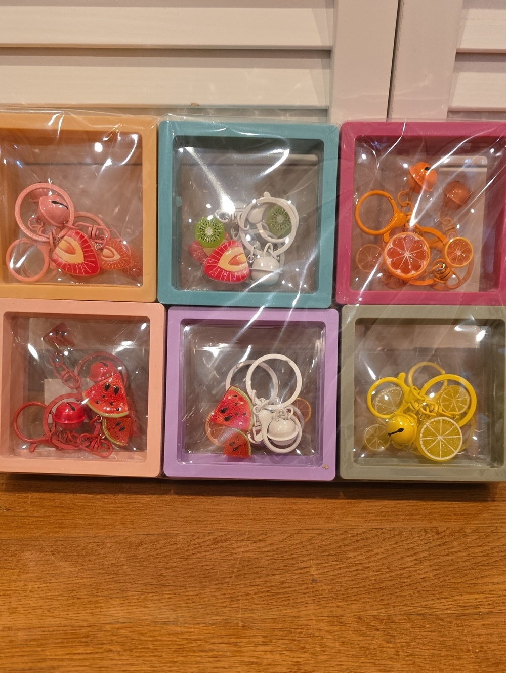 BULK Fruit Keychains & Floating Box - Picture 2 of 6